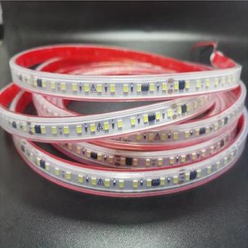 High Lumen AC 220V LED Strip Light 2835 120led m IP67 Waterproof Outdoor Backlighting 3m Nature White