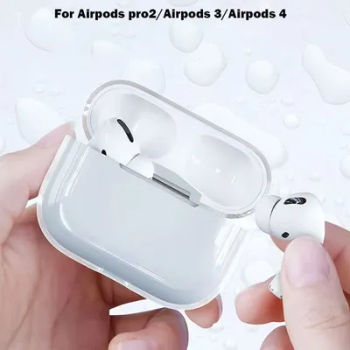 Custodie per auricolari per PC per Airpods 4/Airpods 3 Custodia per cuffie Custodia protettiva trasparente per Apple Airpods Pro 2 Airpods Cover