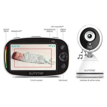 Summer Infant Baby Pixel Zoom HD 5.0 Inch High Definition Video Monitor