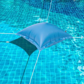 Oreiller d'air d'égaliseur de glace en PVC, coussin de piscine résistant au froid avec corde pour l'hivernage, couvertures de piscine de soutien
