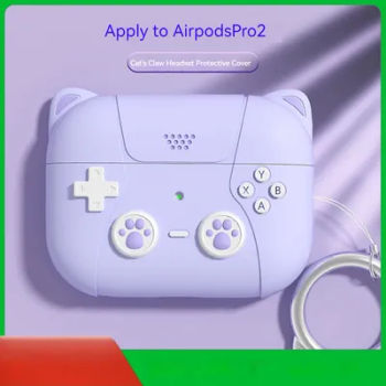 Étui pour Airpods Pro, Airpods Pro 2, Airpods 3, Airpods 2ème génération, étui pour Airpods avec capuchon à ressort automatique, manchon de protection