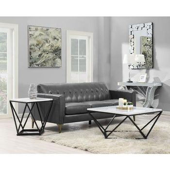 Conner 2PC Occasional Table Set-Coffee Table & End Table - Picket House Furnishings CRK1002PC