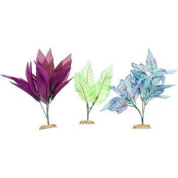 Imagitarium Midground Plant Multi-Pack Silk Aquarium Plants, Large