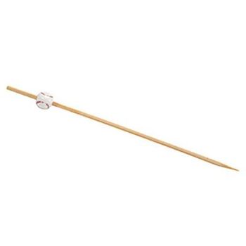 Front of the House AST023MUB83 4 1/2" Bamboo Baseball Pick, White, Case of 12