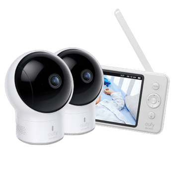 eufy Baby Monitor E110 Bundle （2-Cam ） White