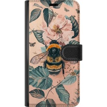 Kompatibelt Lommeboketui til OnePlus 13 Humle på blomst i pastellfarger vakker naturinspirert design som formidler rolig energi og harmoni