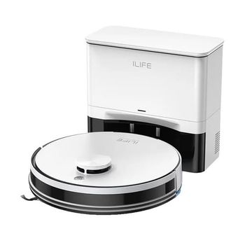 ILIFE A30PRO Trådløs robotstøvsuger 5000Pa — 180 min, 200 ml tank, hvid (EU)