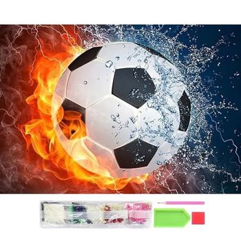 Diamantmaling 5D 30x40 cm – Ball – Komplett diamantmalingsett