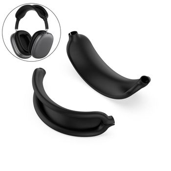 SKALO AirPods Max Silikoninen suojakuori - Musta
