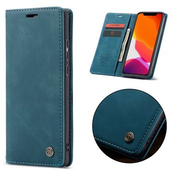 CaseMe iPhone 11 Vintage Etui - Blå