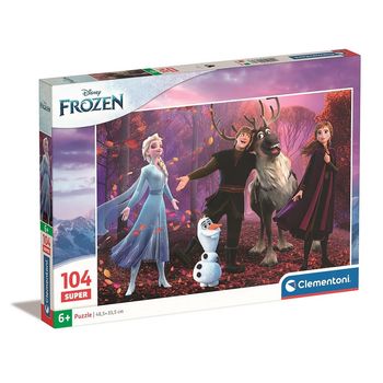 Disney Frozen Syngende 104-biters Clementoni puslespill