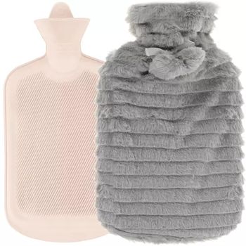 Varmeflaske Gummi med Trekk - 2L