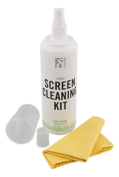 Screen cleaning kit 250ml all monitors microfiber nonalcohol