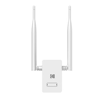 KODAK Cherish R100 Range Extender for Your Video Baby Monitor - Improved Range (Up to 100 Meters), Holds up to 10 Devices, 300Mbps WiFi Booster, 62/128 Bit Encryption