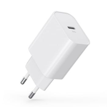 30W Chargeur i-Phone, Chargeur USB C, PD 3.0 Chargeur Rapide, Adaptateur USB-C Alimentation Compatible avec i-Phone 16/15/14/13/12 Plus Pro Max Mini, iPad, Samsung Galaxy S24/S23/22 (1-Pack)