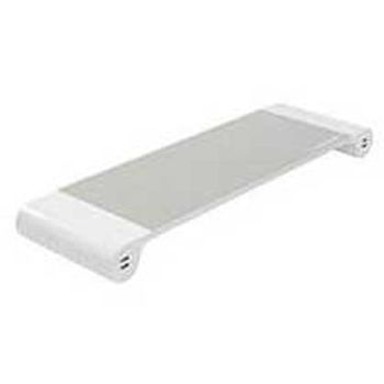 TerraTec Spacebar Desk Monitor Stand with 4 USB Ports Charging Ports, Ergonomic Screen Stand, Screen Raiser