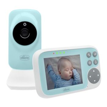 Chicco Baby Monitor Video Start, con Schermo a Colori 3.2 pollici, Portata 200 m, Visione Notturna Infrarossi, Funzione Smart Eco Mode, Batteria Ricaricabile