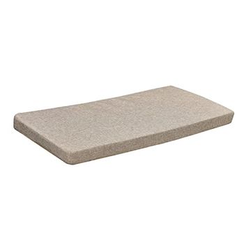Bay Window Seat Cushions Indoor Furniture 60x14 Inch Non Slip Washable Custon Size Bench Cushion with Zipper, Khaki