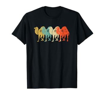 T-shirt vintage in cammello vintage Maglietta