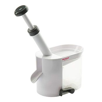Westmark Kärnborttagare med ränna och kärnlåda, Höjd: 22 cm, Plast/Rostfritt stål, Vit/Antracit, 40302260