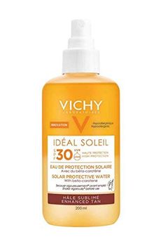 Vichy Capital Soleil Tan Illuminating Solar Protective Water SPF30 For All Skin Types, 200ml