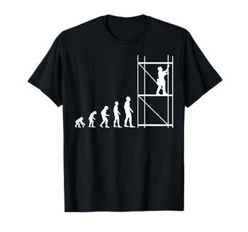 Scaffolding Builder Profession Training Gift Scaffolding Evolution T-Shirt