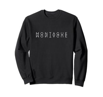 Montague Reflections - Personalized Mirrored Last Name Art Sweatshirt