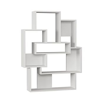 Homemania Decortie By boekenkast, Barce boekenkast, wit/wit
