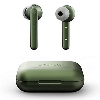 Urbanista Auriculares inalámbricos True Wireless Paris 20hrs de reproducción, Estuche de Carga inalámbrico y Bluetooth 5.0, Compatible con Android e iOS - Verde