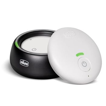 Chicco Baby Monitor Audio per Neonati e Bambini, Tecnologia DECT, Portata 300 m, Modalità Eco Intelligente e Attivazione Vocale per Ridotto Consumo Energetico, Batterie Ricaricabili a Ottima Durata