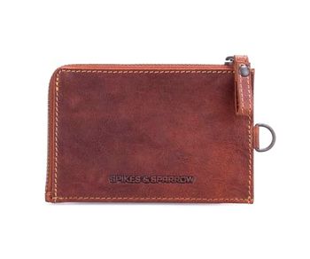 Spikes & Sparrow Leren RFID Portemonnee Fillis, Brandy