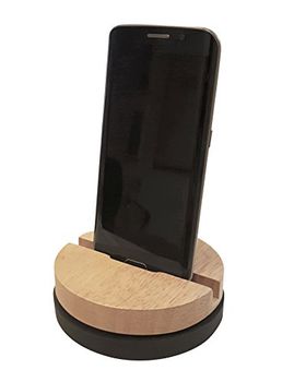 Cookut Selfie-stativ för 360 graders foton, trä, svart, 12 x 12 x 8 cm