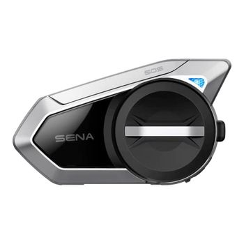 Sena 50S - Appareil Bluetooth à Molette pour Motos, Sound by Harman Kardon, Intercom Mesh Intégré, Haut-parleurs et Microphone Premium, Pack Double
