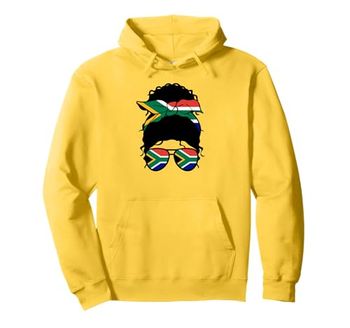 South African Girl South Africa Flag Proud Woman Pullover Hoodie