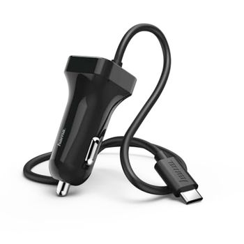 Hama 00183243 caricabatterie per cellulari e PDA Auto Nero