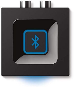 Logitech Récepteur Audio sans Fil, Adaptateur Bluetooth pour PC/Mac/Smartphone/Tablette/Récepteur AV, Sorties 3,5mm et RCA pour Hauts-Parleurs, Couplage Simple, Multidispositifs, Prise UK