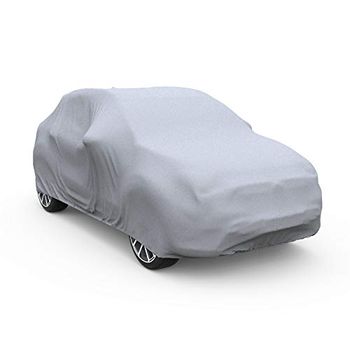 Budge - RBHB-2 Rain Barrier Hatchback Car Cover, Outdoor, Waterproof, Hatchback Car Cover fits Cars up to 183", Gray