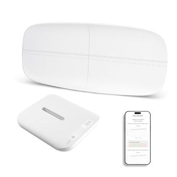 Nuvita 1330 PrimiPesi Bilancia Bluetooth Smart Mamma & Bambino - Controllo della Crescita e del Peso con AI per Madre e Figlio, Design Moderno e Portatile, compatibile con App Nuvita Baby