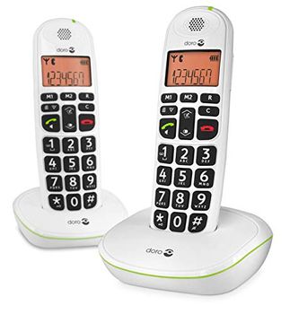 DORO compatible Téléphone DECT PhoneEasy 100w Duo - blanc