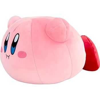 Club Mocchi Mocchi Tomy - Peluche Kirby Flottant Mega 38 cm - Jouets Doux Kirby à Collectionner - Jouets héros sous Licence Officielle - Figurines de Bureau - Jouets Enfants 3+ Ans