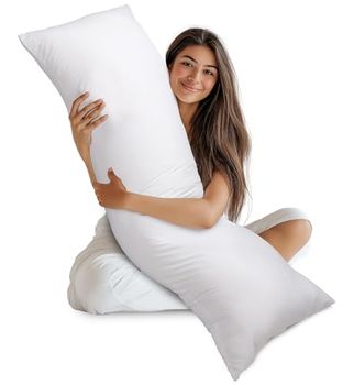 HX-LDS Deluxe Ultra Soft Body Pillow - 100% katoenen hoes met zachte polyester vulling - By Utopia beddengoed