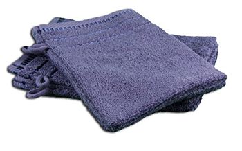 Gozze tvätthandskar 4-pack, 100% bomull, 17 x 24 cm, Berlin, mörkblå, 101-2527-A1