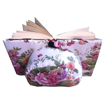 Leeskussen, bloemenstandaard, leesaccessoires van stof, aanpasbaar aan het boek