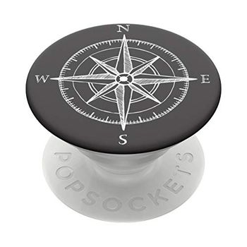 PopSockets PopGrip - Supporto e Impugnatura per Telefoni Cellulari e Tablet con Un Top Intercambiabile - Compass
