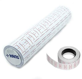 20 rolos de papel para etiquetar o preço da pistola - obtenha a oferta!