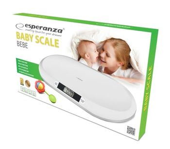 Baby digitale gewichtsweegschaal voor kinderen Esperanza Baby EBS019 (Electronic White Color)