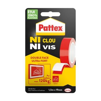 Pattex - Fita adesiva (120 kg, 19 mm x 1,5 m), 1 unidade
