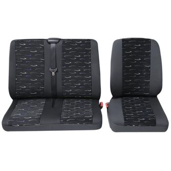 PETEX Capa para assento de carro Transporter Universal, capas de assento com carangueta azul (30071905)