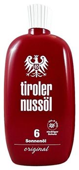 Tiroler Nussöl Sololja original vattentät SPF 6, 1-pack (1 x 75 ml)
