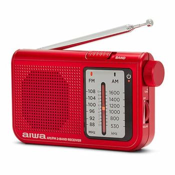 Radio portable Aiwa Am/FM rouge